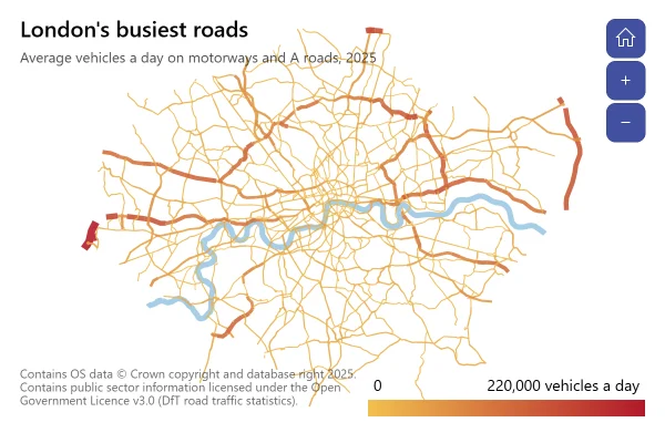 London's Busiest Roads