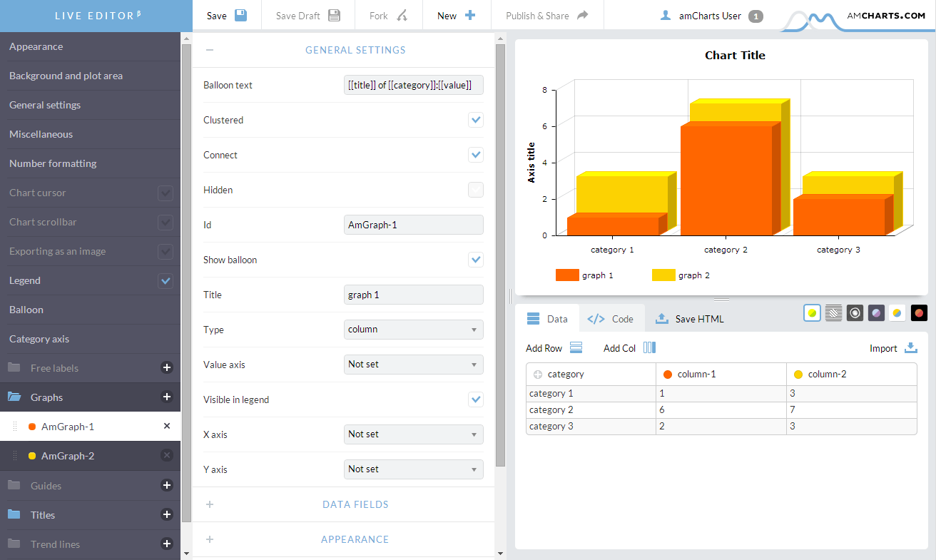 Chart Editor