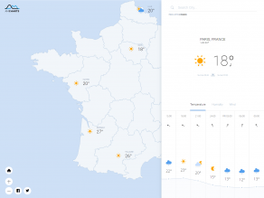 Weather Map France