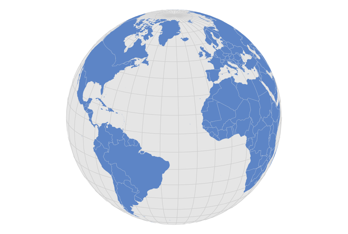Rotate Globe to a Selected Country - amCharts